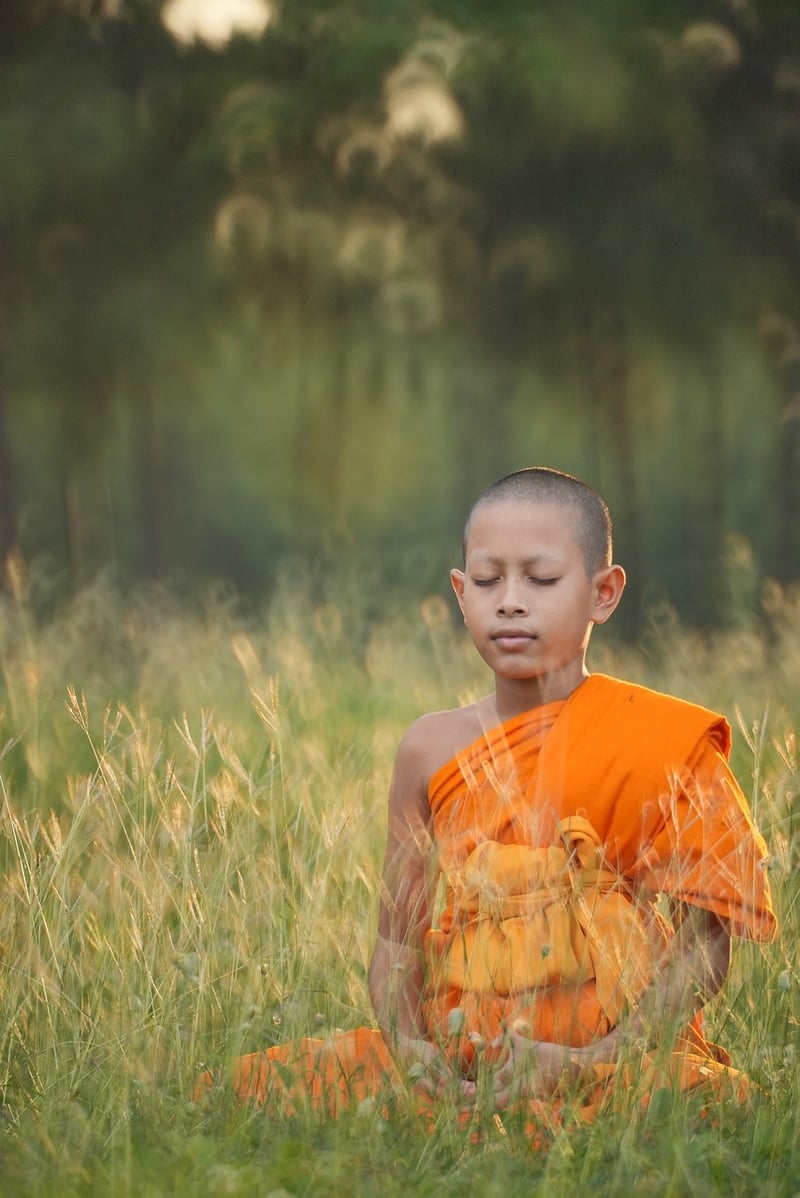Meditative Yoga Pose